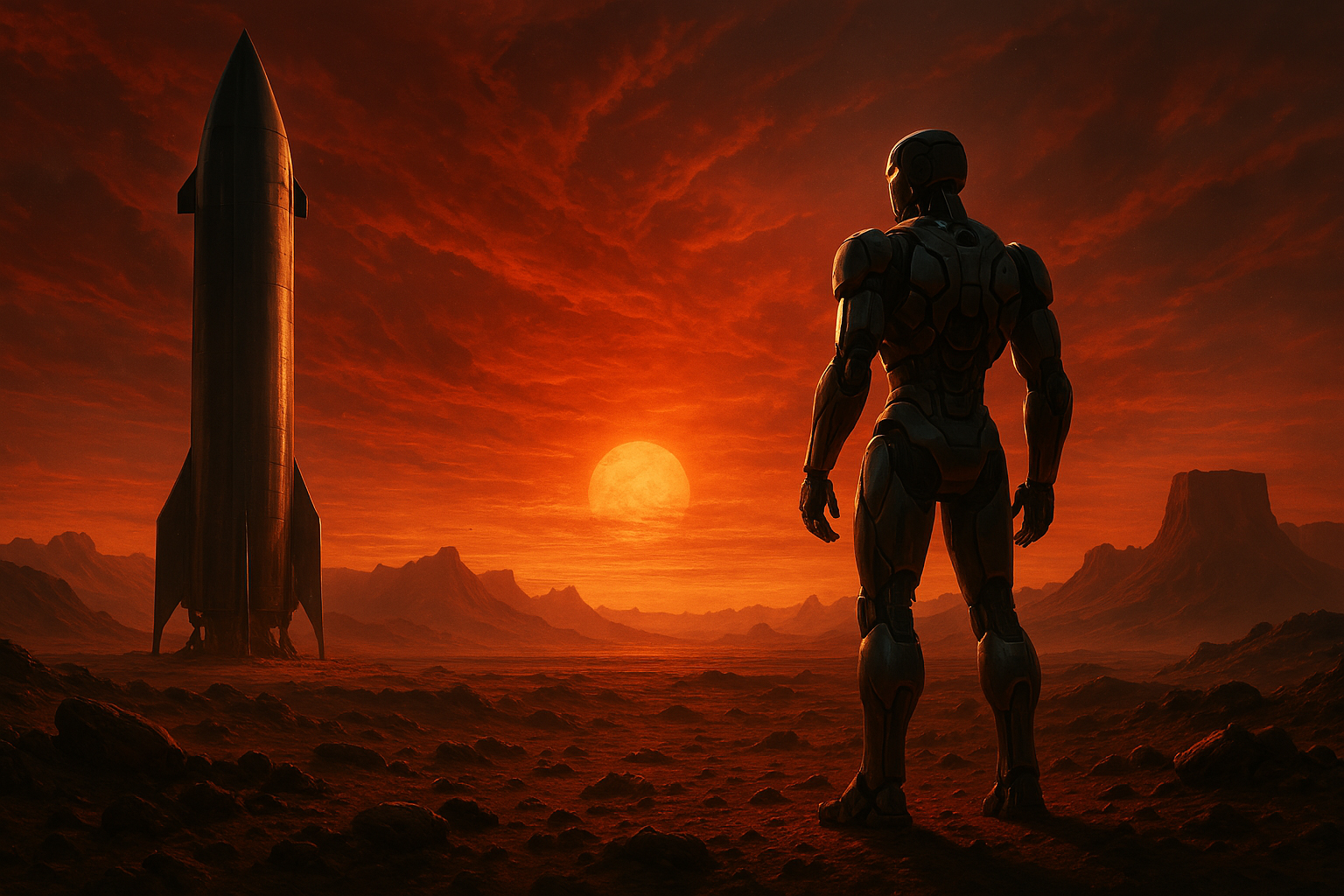 Musk’ın Mars Hayali: Optimus 2026’da Kızıl Gezegen’de