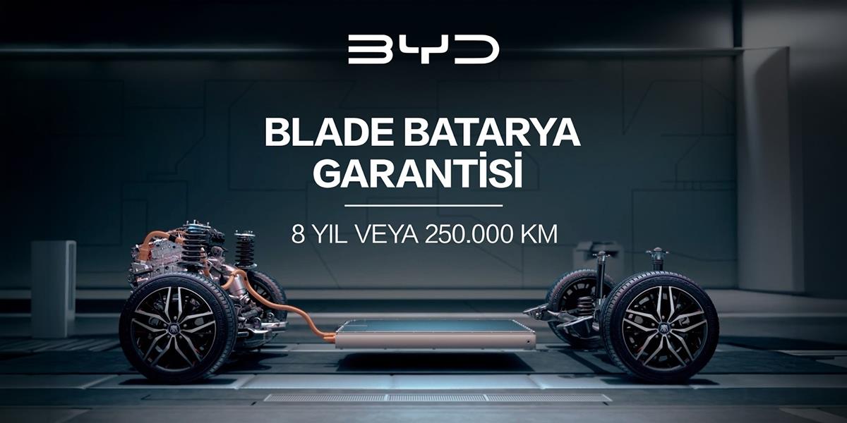 BYD Türkiye: Batarya Garantisi 250.000 km’ye Çıkarıldı